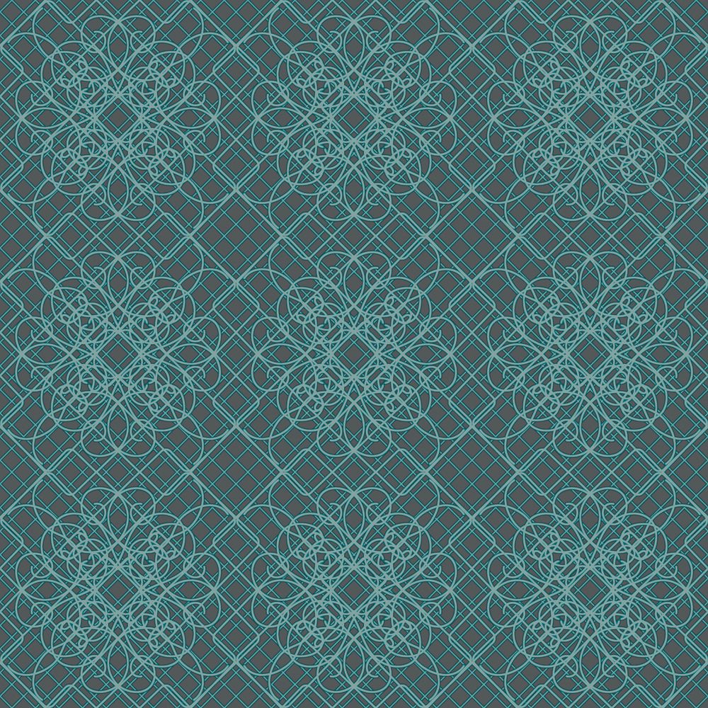 Free download The Wallpaper Company 205 In W Aqua Giro Lace Print