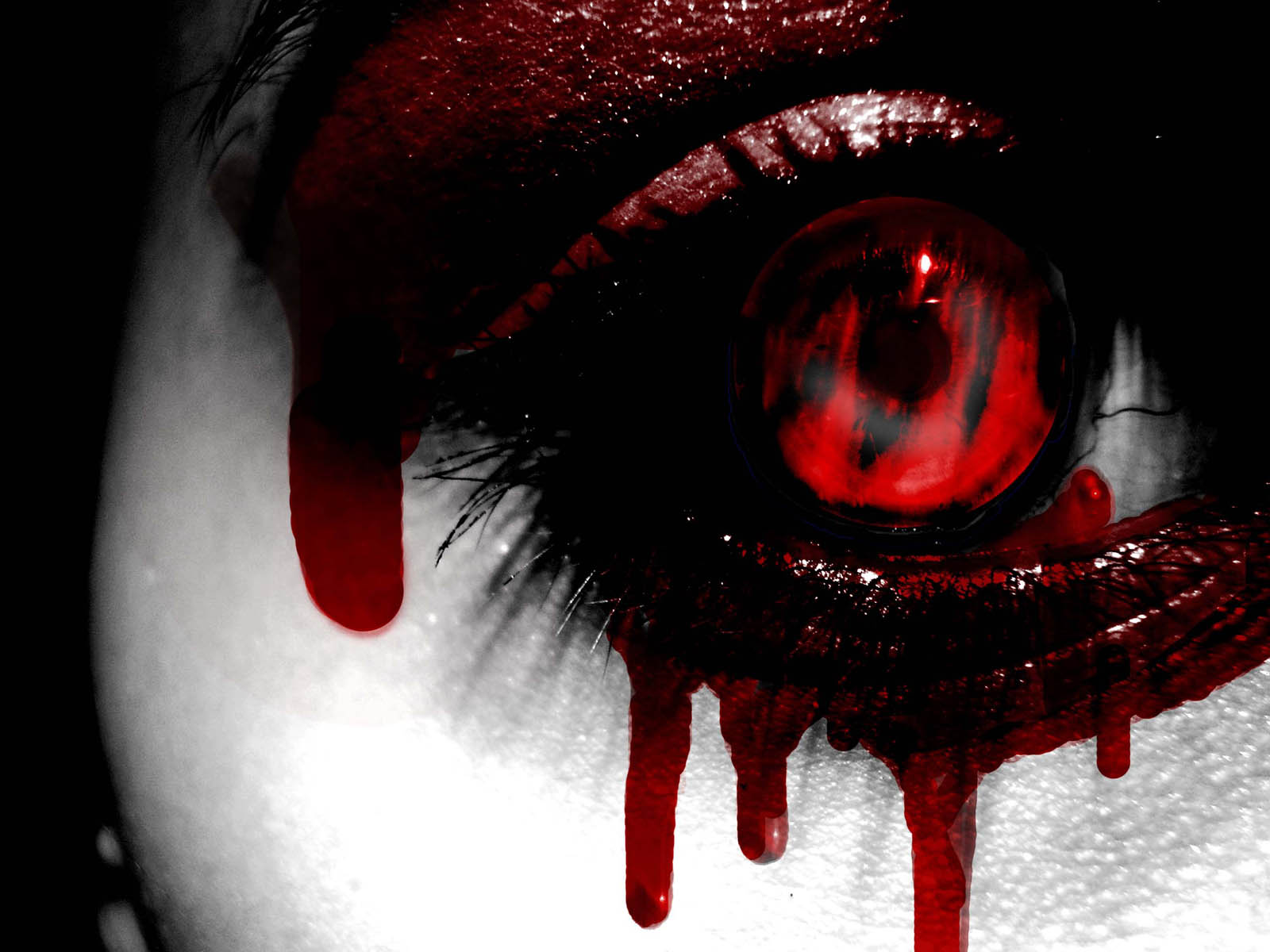 Keywords Horror Eye Wallpaper Desktop