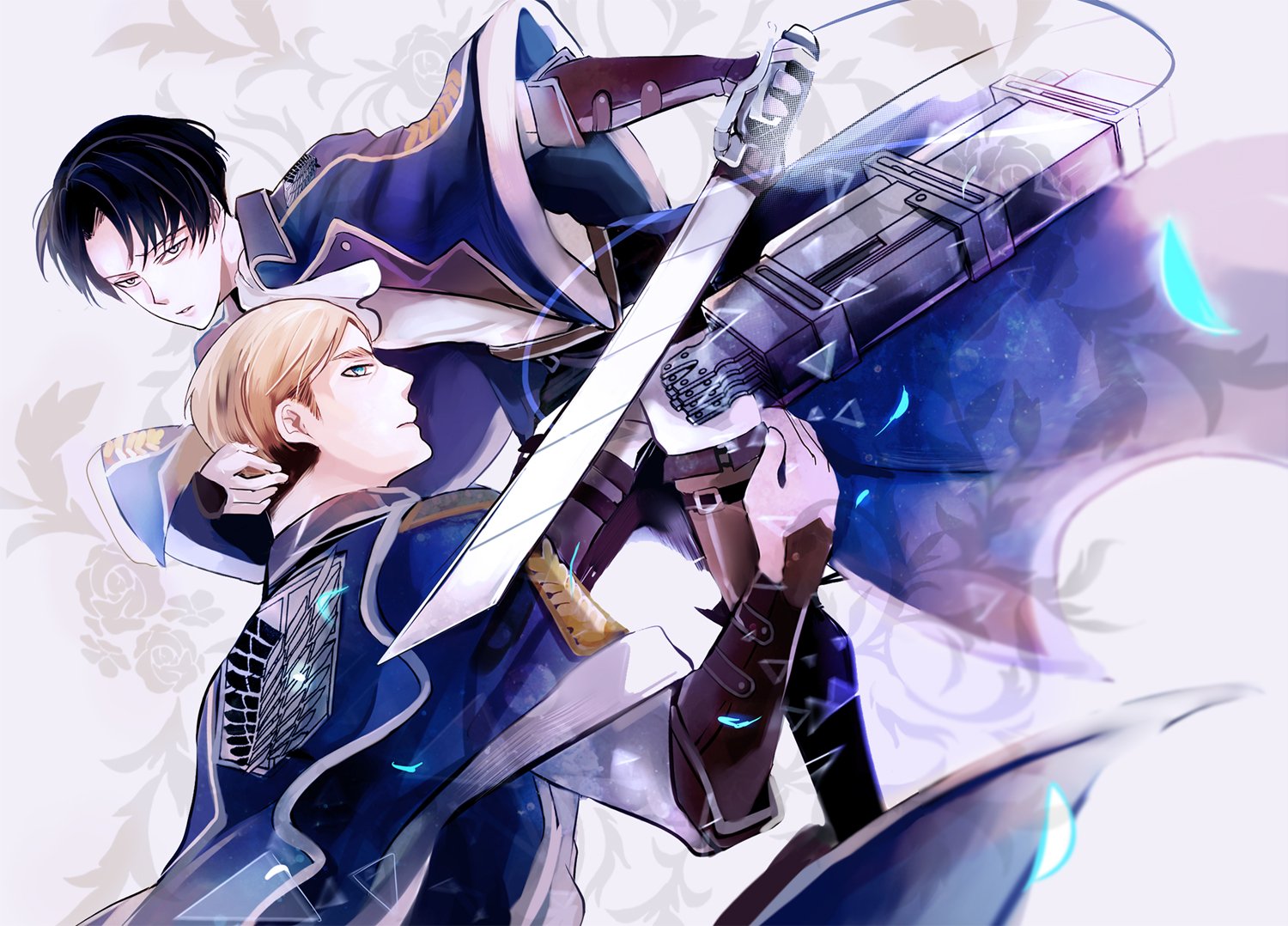 Free Download Shingeki No Kyojin Erwin Smith And Levi Ackerman Wallpaper And 1500x1078 For Your Desktop Mobile Tablet Explore 23 Attack On Titan Levi Ackerman Wallpapers Attack On Titan