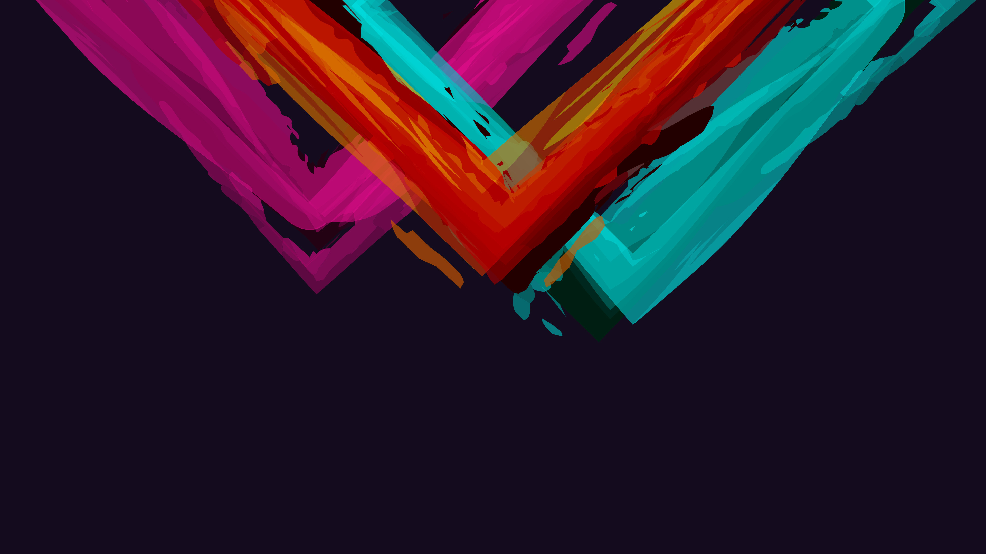 Wallpaper 4k Minimalistic Abstract Colors Simple Background 5k