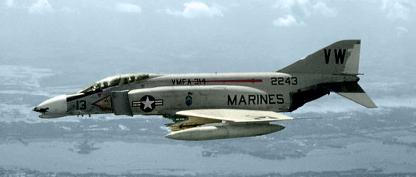 4b Phantom Ii Of Marine Fighter Bomber