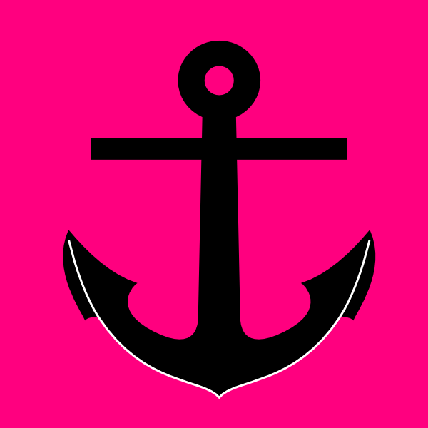 Anchor Pink Background Clip Art At Clker Vector Online