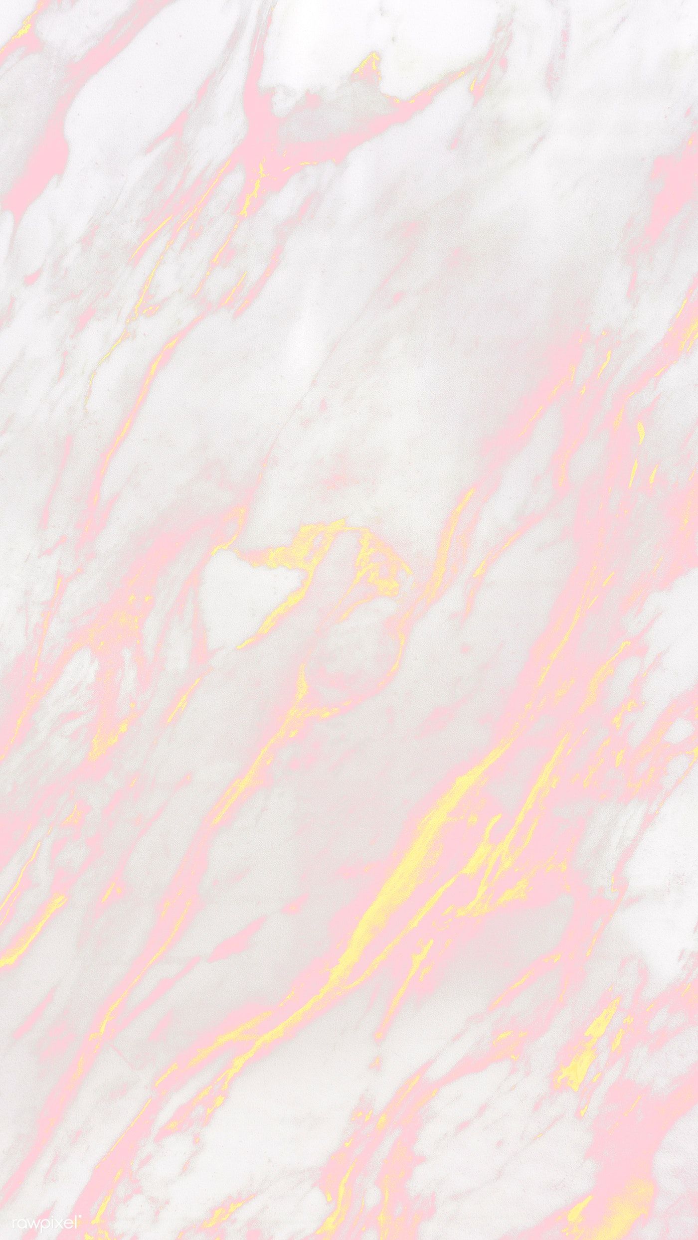 Pink Yellow Marble Textured Mobile Phone Wallpaper