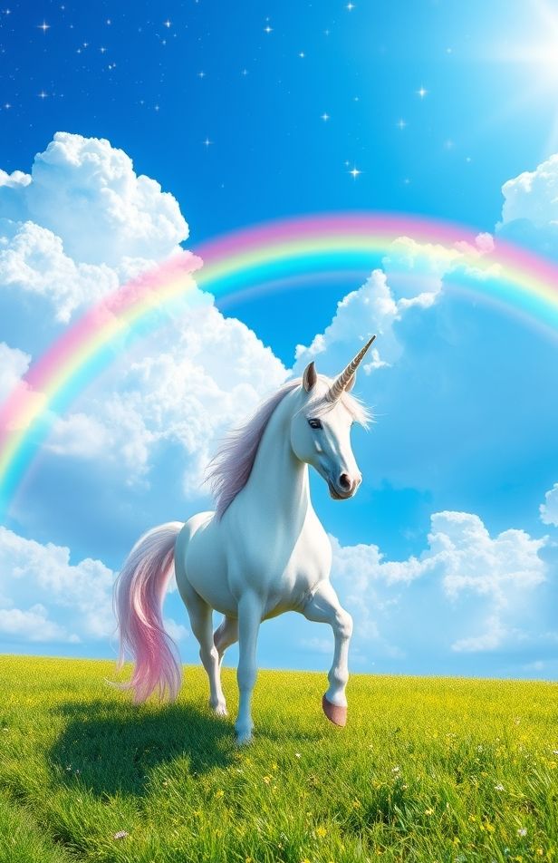 Unicorn Rainbow Wallpaper