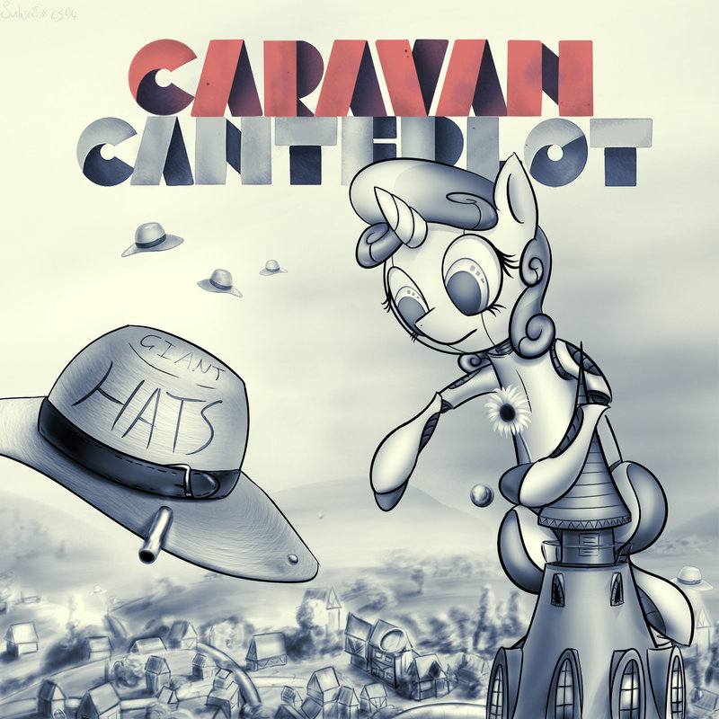 Caravan Canterlot Giant Hats By Subjectnumber2394
