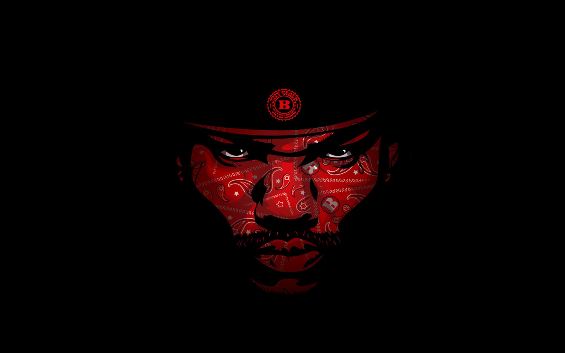 Blood The Game Hip Hop Rap Rapper Black Background