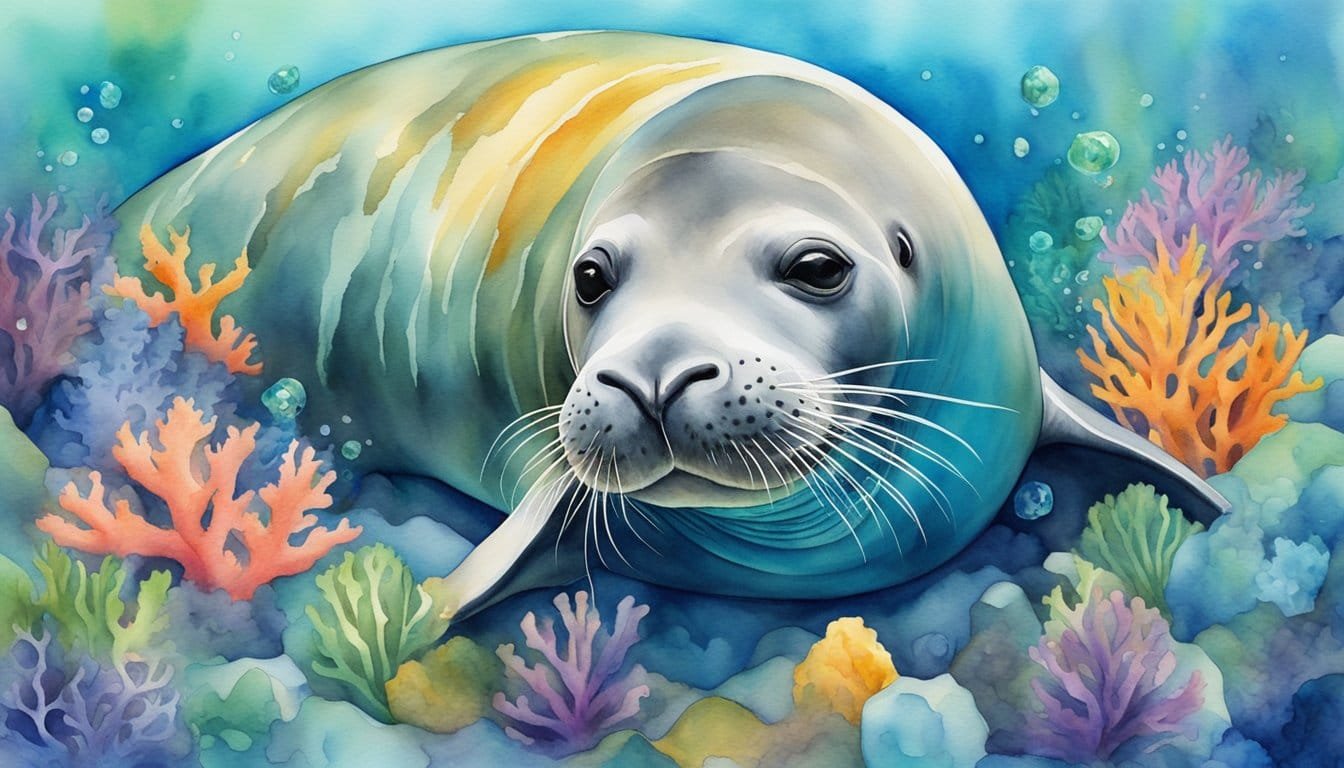 Monk Seal Conservation Wallpaper