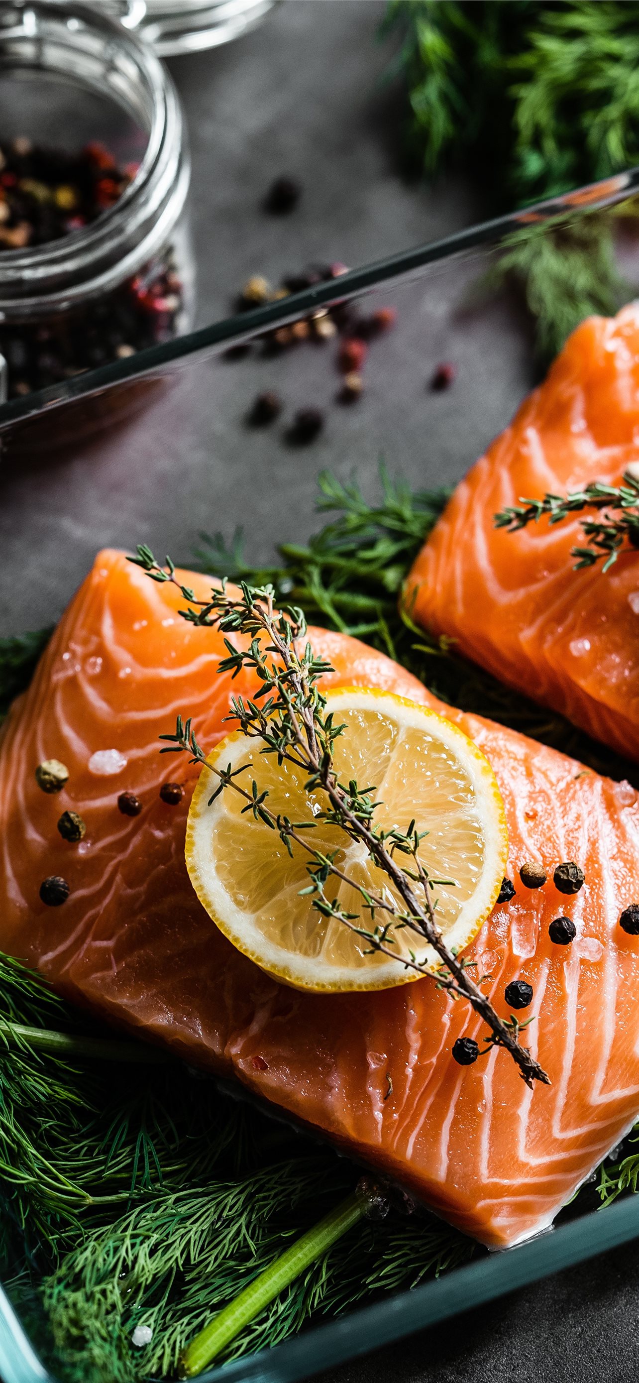 Salmon Fish iPhone Wallpaper