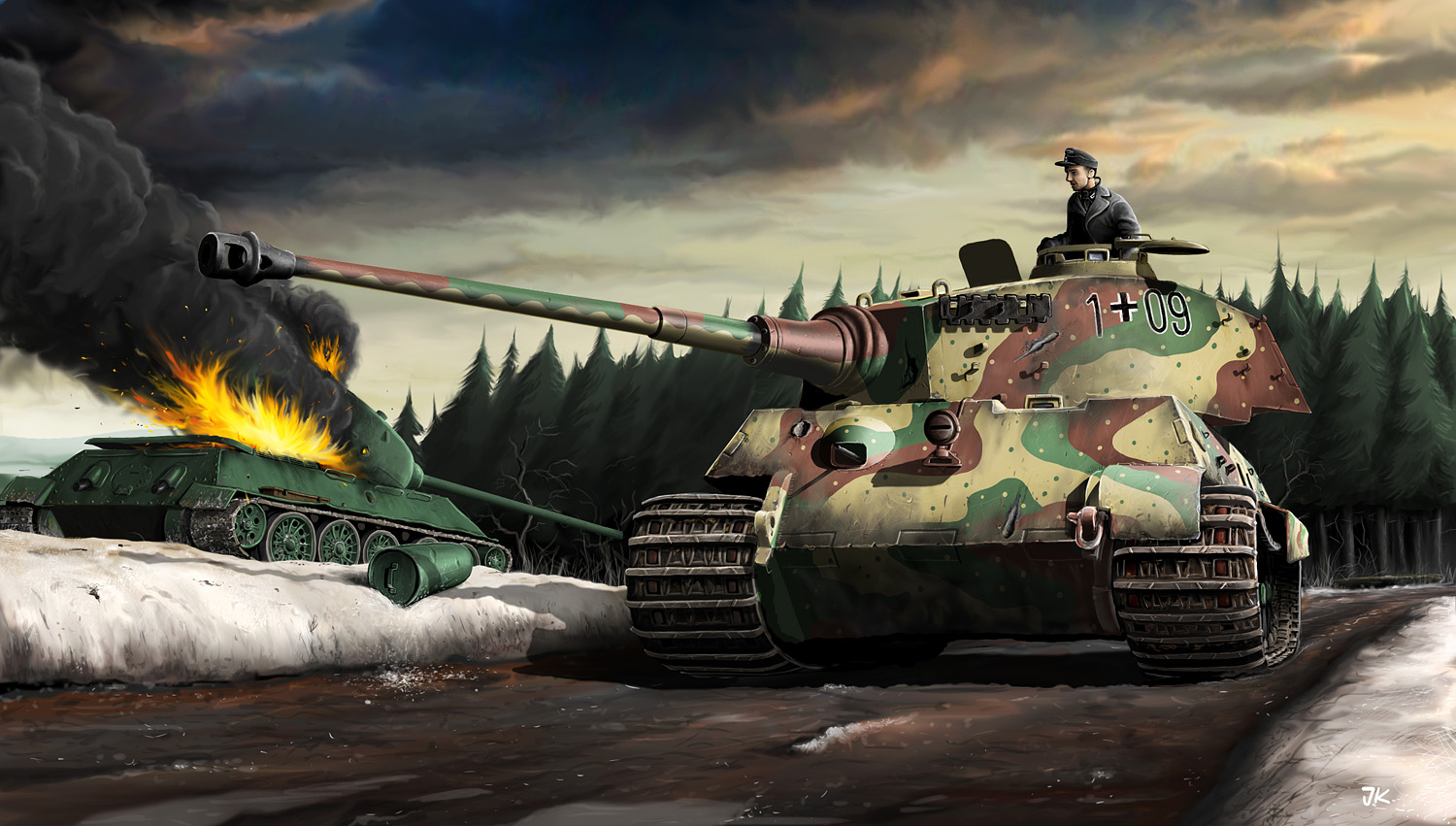 King Tiger Tank By Janklimecky