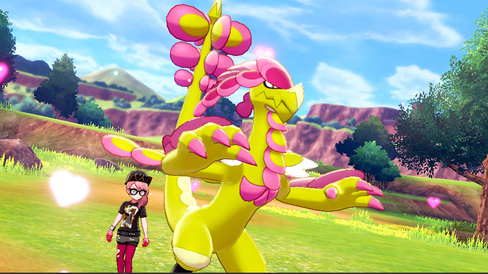 Pink And Yellow Kommo Wallpaper
