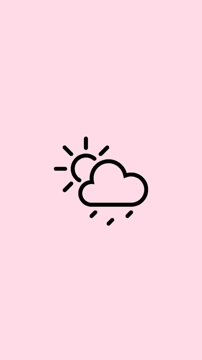 Weather Pink Wallpaper iPhone Background App