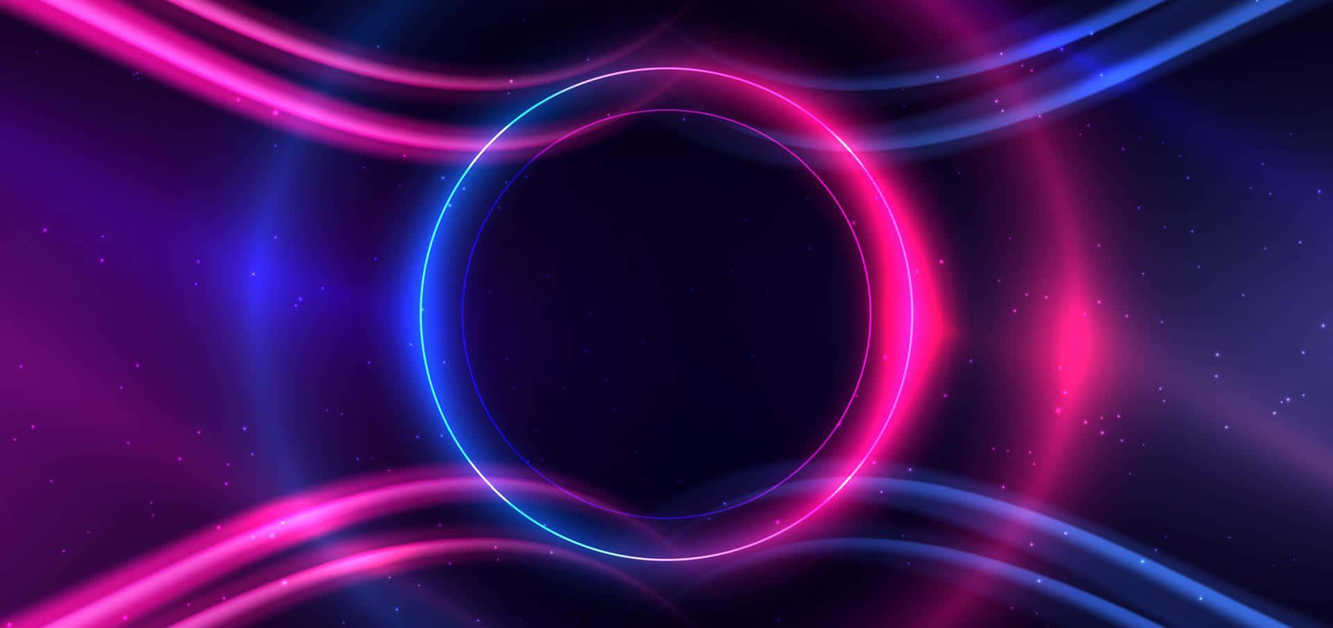 Neon Pink And Blue Wallpaper