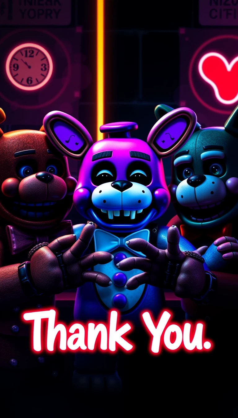 Fnaf Thank You Wallpaper