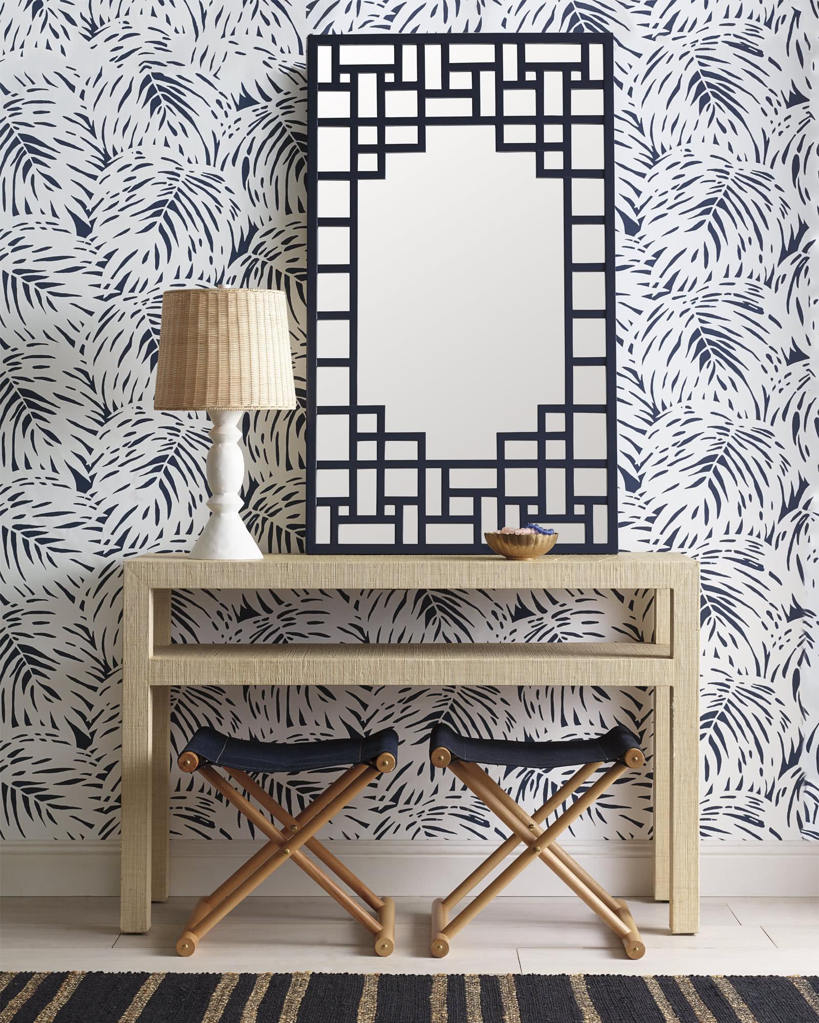 Beautiful Blue And White Wallpaper Patterns Sand Sisal