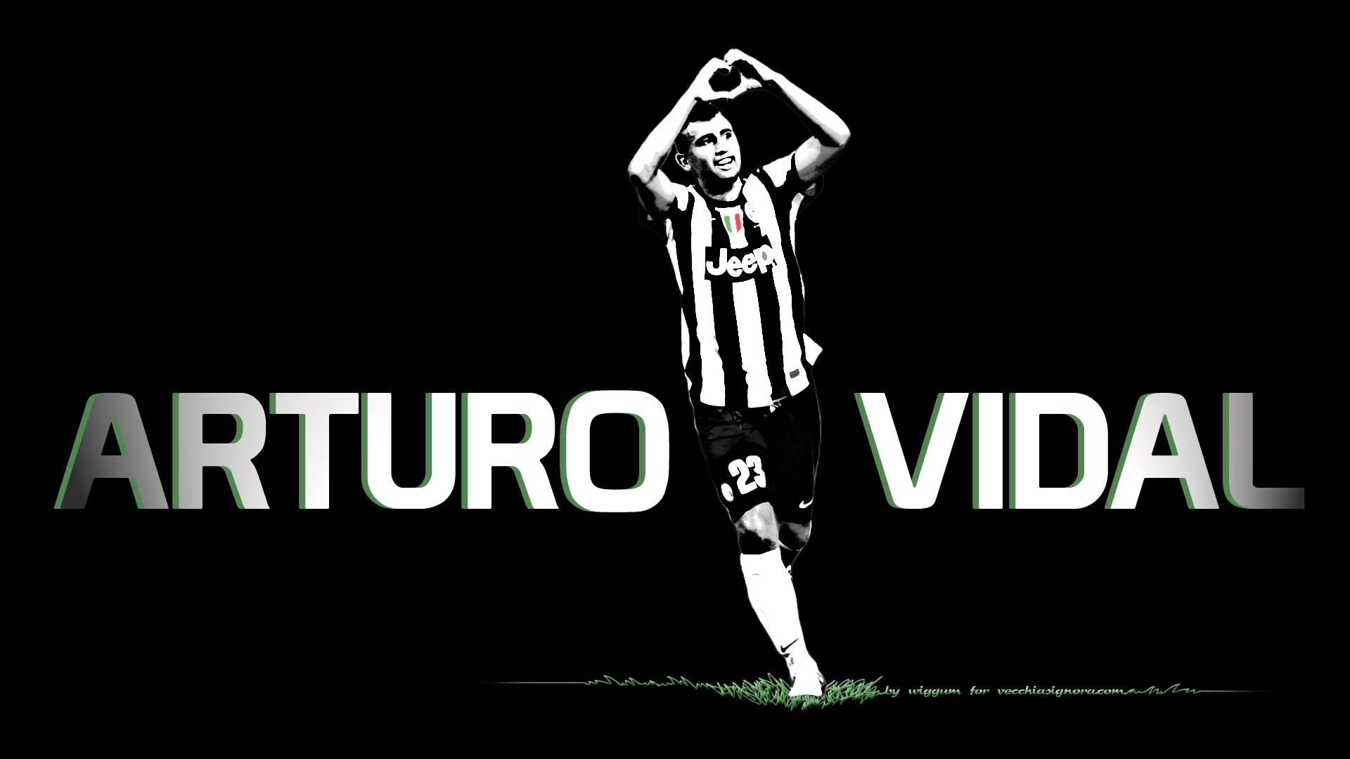 Mirko Vucinic Sfondo Wallpaper Juventus