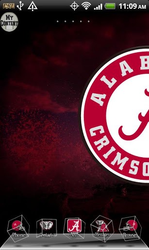 Alabama Crimson Tide 3d Live Wallpaper Is The