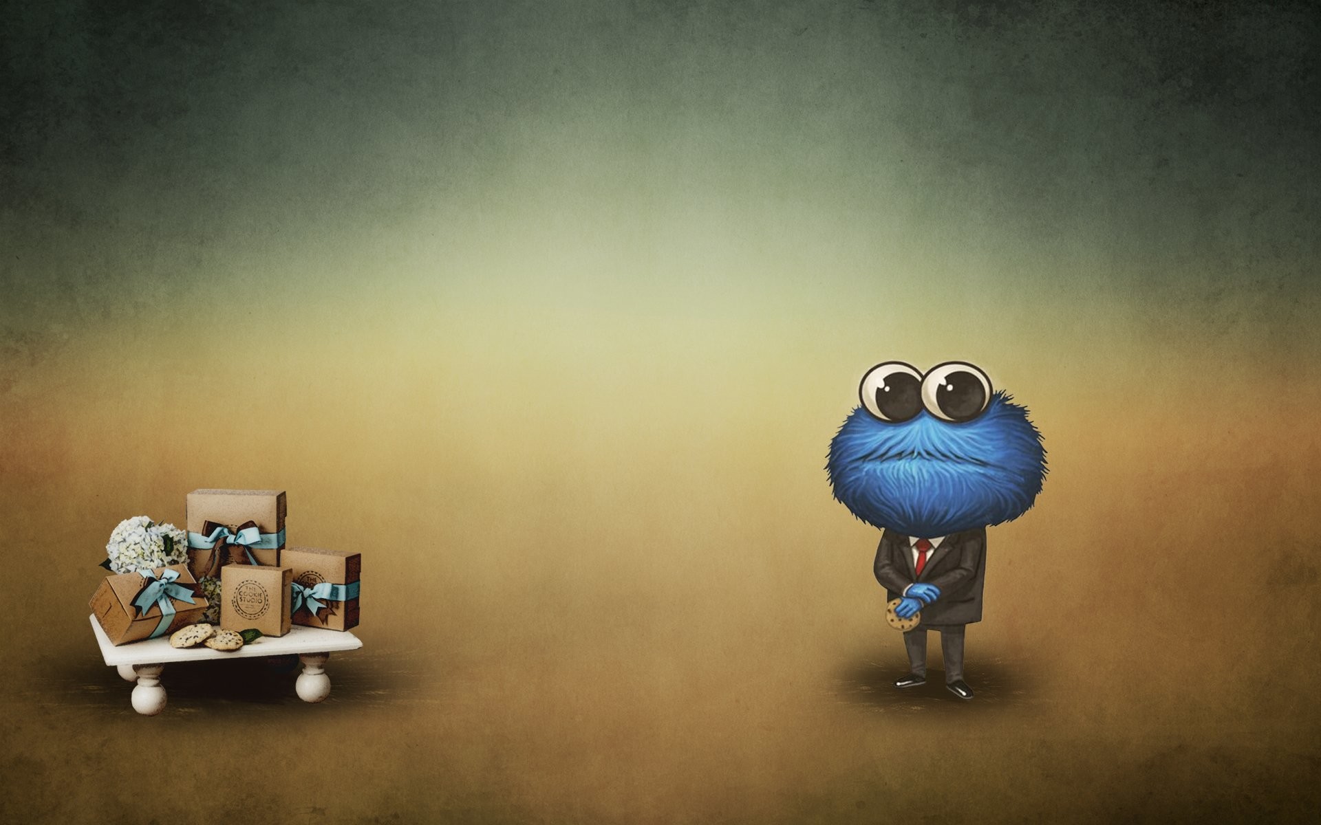 Cookie Monster Background Wallpaper