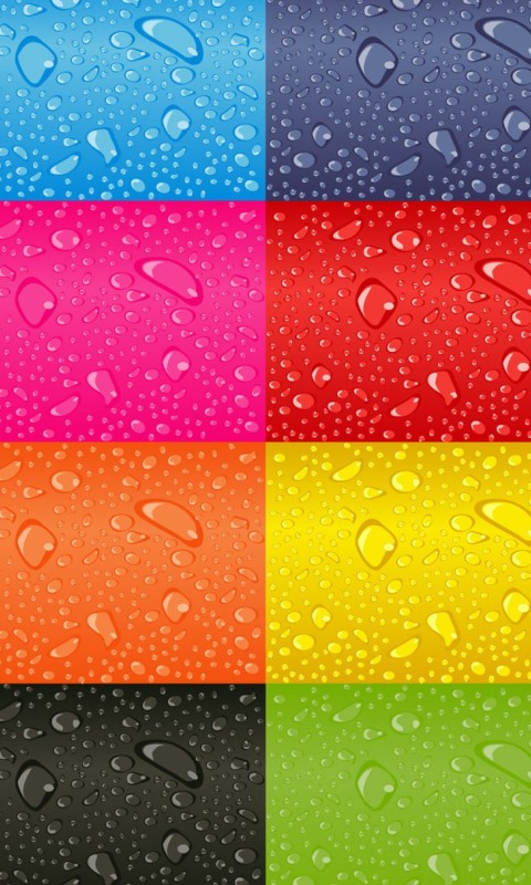 Wet Colours Mobile Phone Wallpapers 480x800 Phones Hd Wallpaper