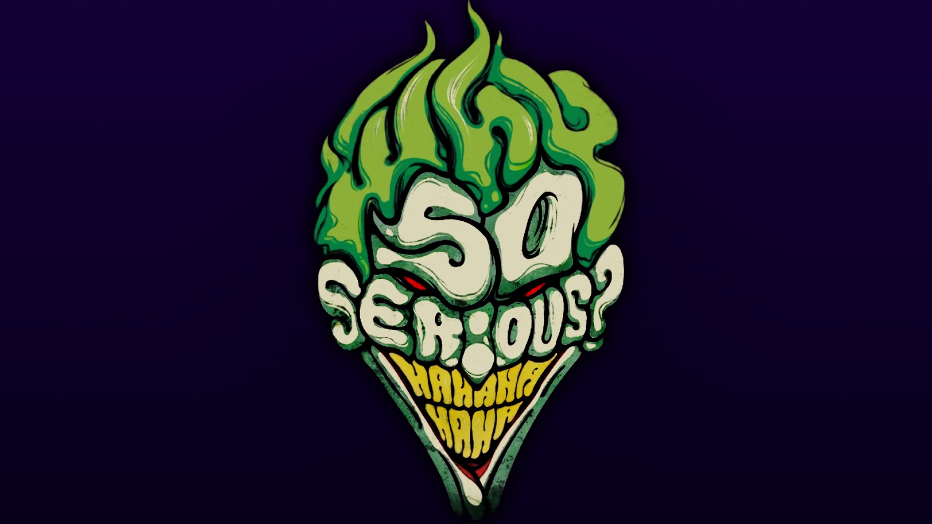 Why So Serious Joker Face HD Wallpaper