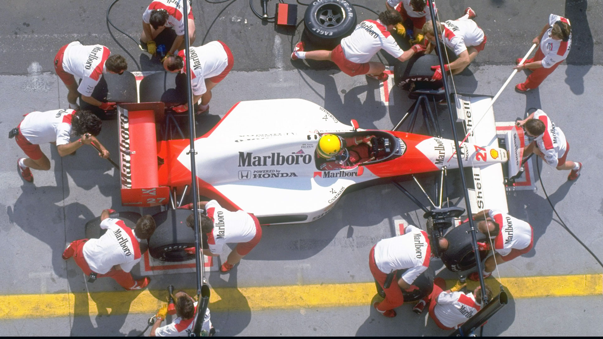 Ayrton Senna Pit Stop wallpaper 98999