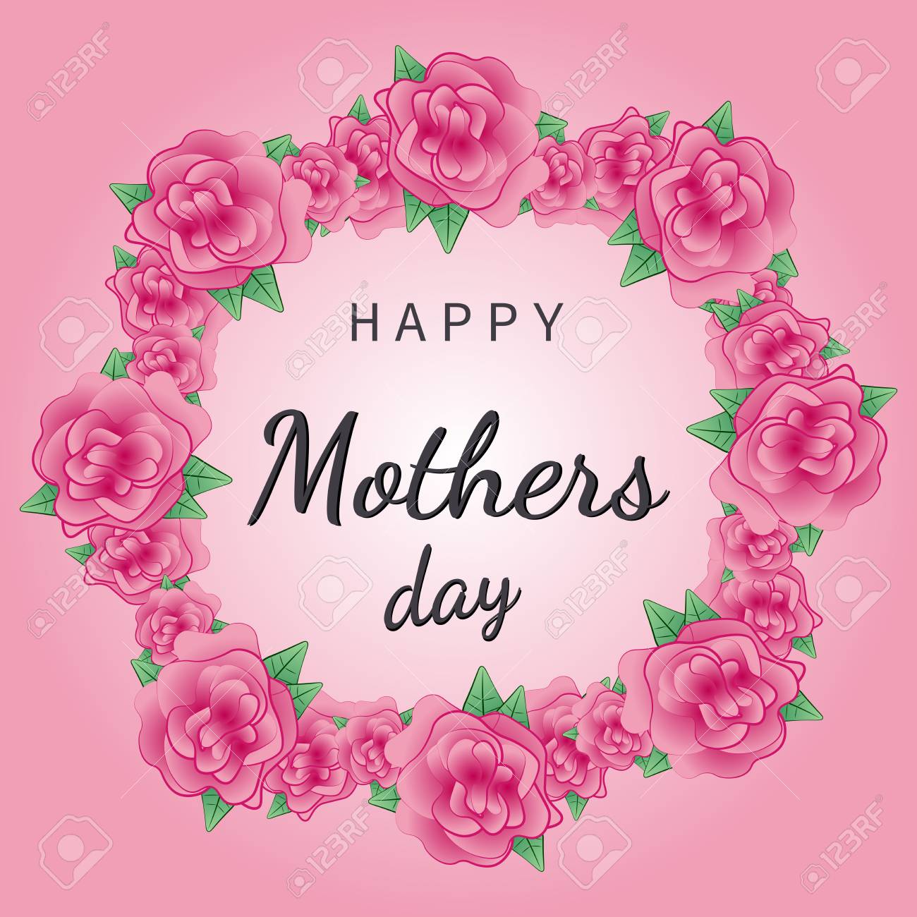 Mothers Day Sale Background Layout With Beautiful Colorful Flower