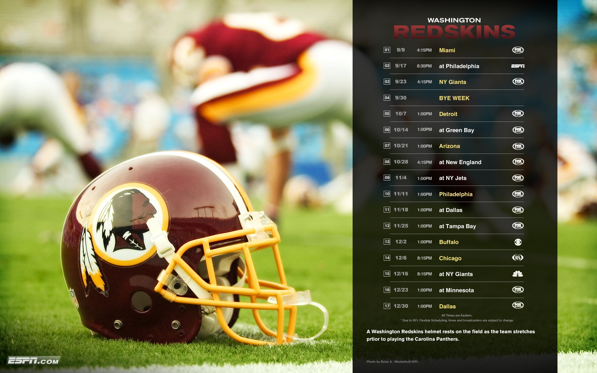 Washington Redskins iPhone Wallpaper