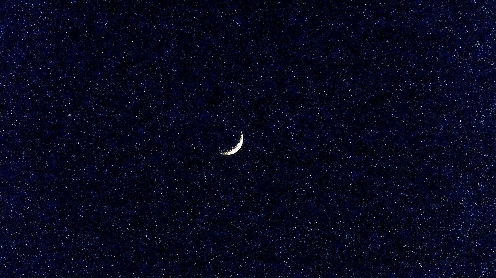 Full Moon And Stars Wallpaper
