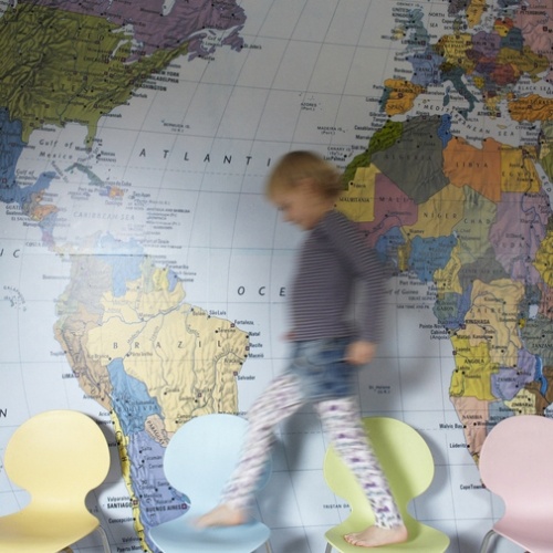 World Map Wallpaper For The Home