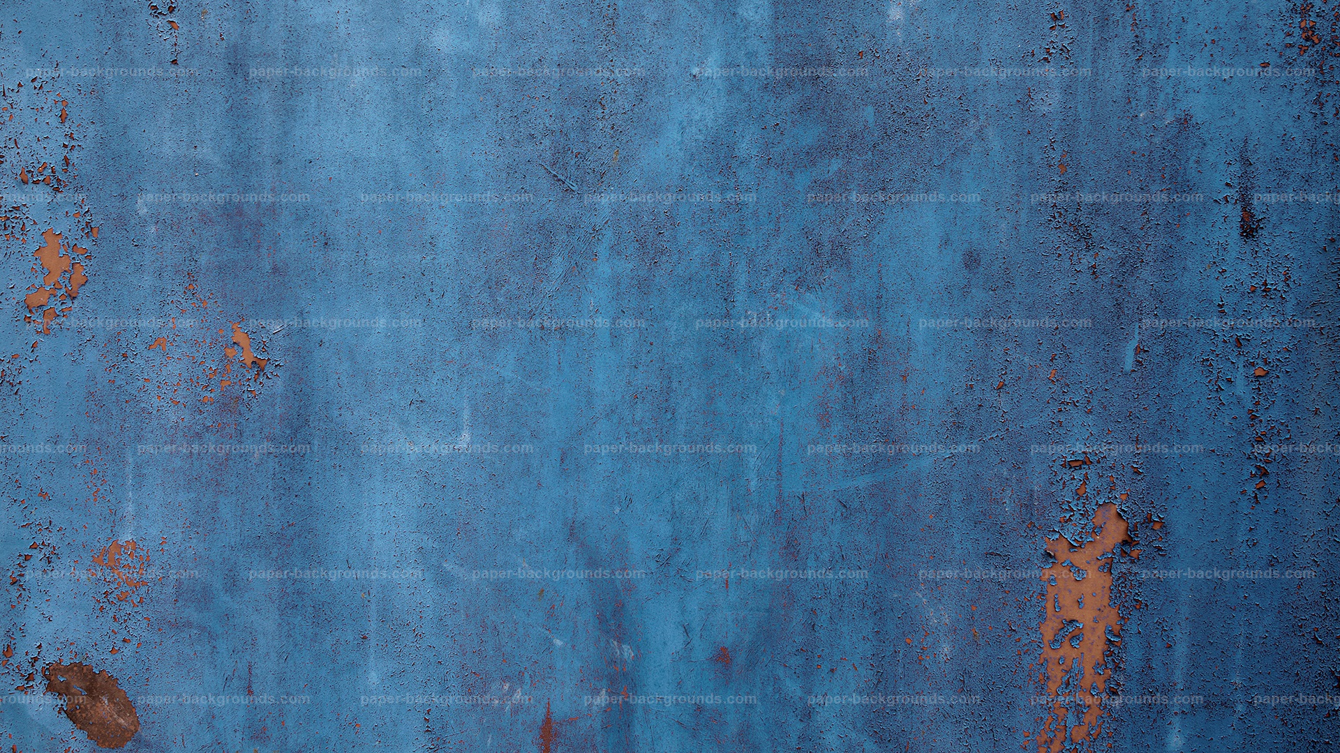 Blue Rusty Metal Background