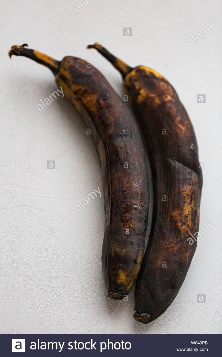 Free download Dried unhealthy banana on white background Trendy spoiled ...