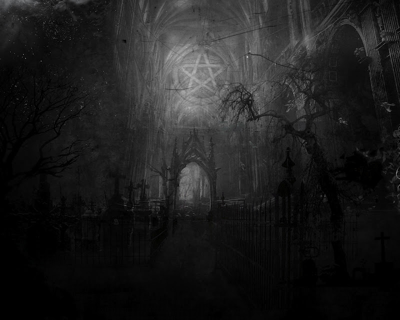 Gothic Room Dark Wallpaper Scary