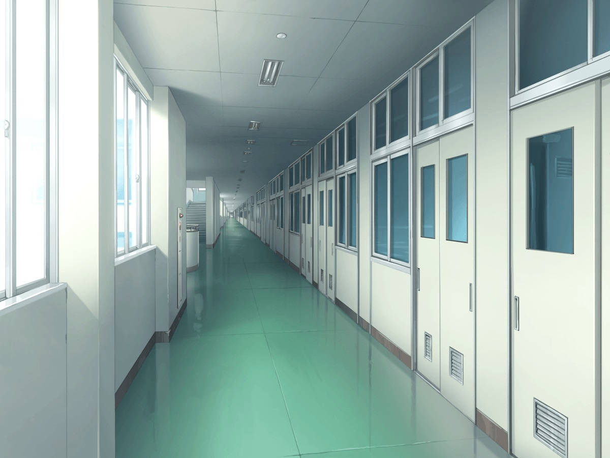 Anime School Scenery Wallpaper