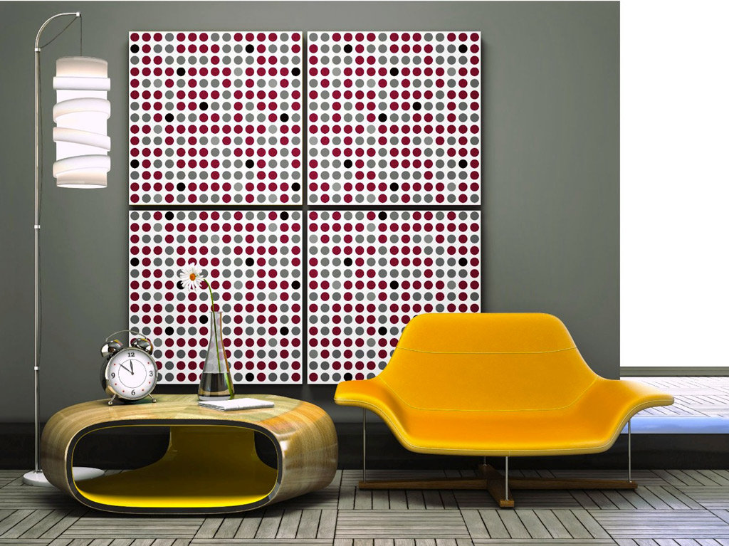 York S Retro Dots Wall In A Box Wallcovering Kit Features