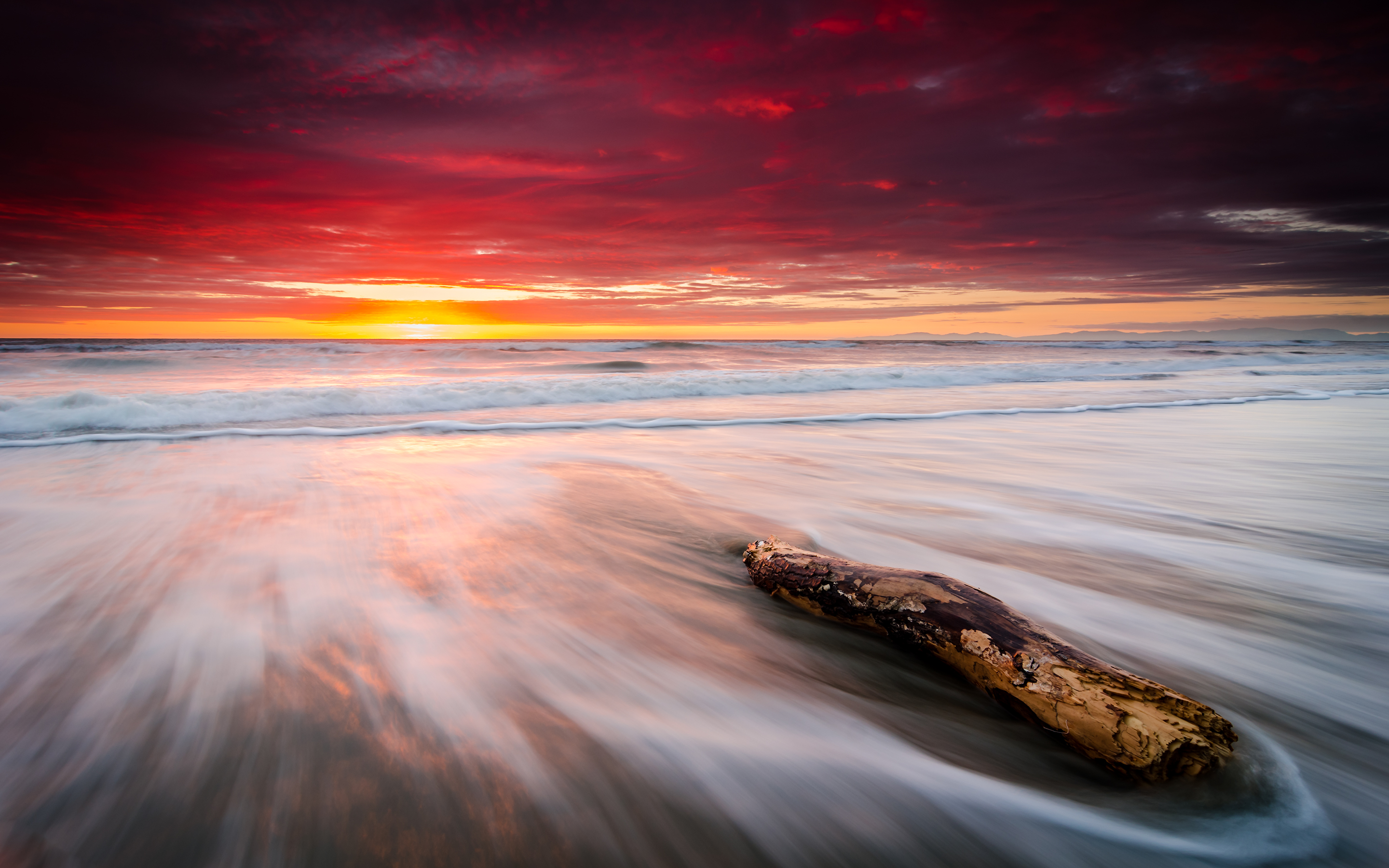 Leithfield Beach Sunrise Wallpaper HD