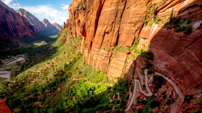 Zion Park Utah Trail National Nature In The