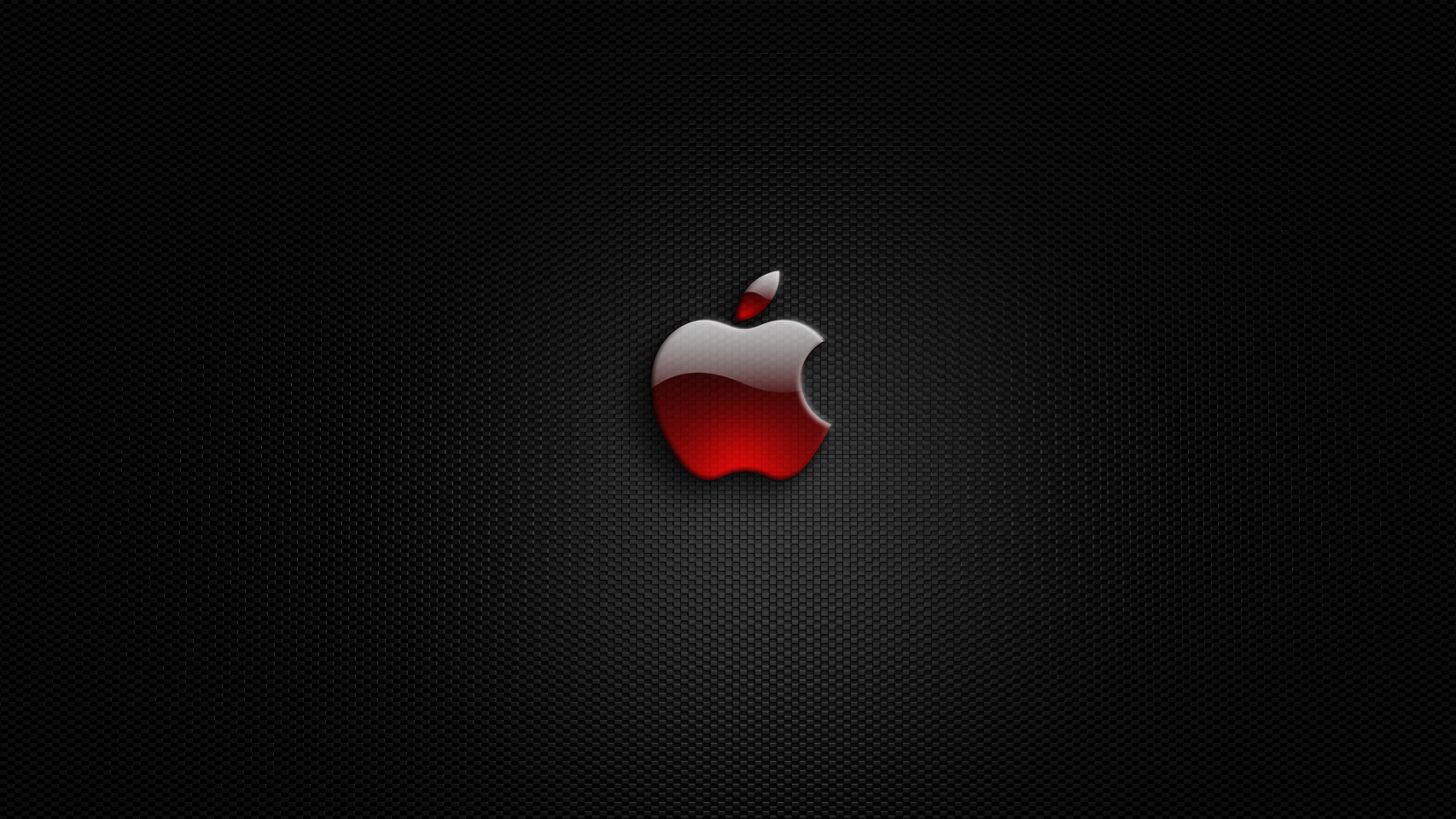 Red Apple Mac Wallpaper Wide High Resolution