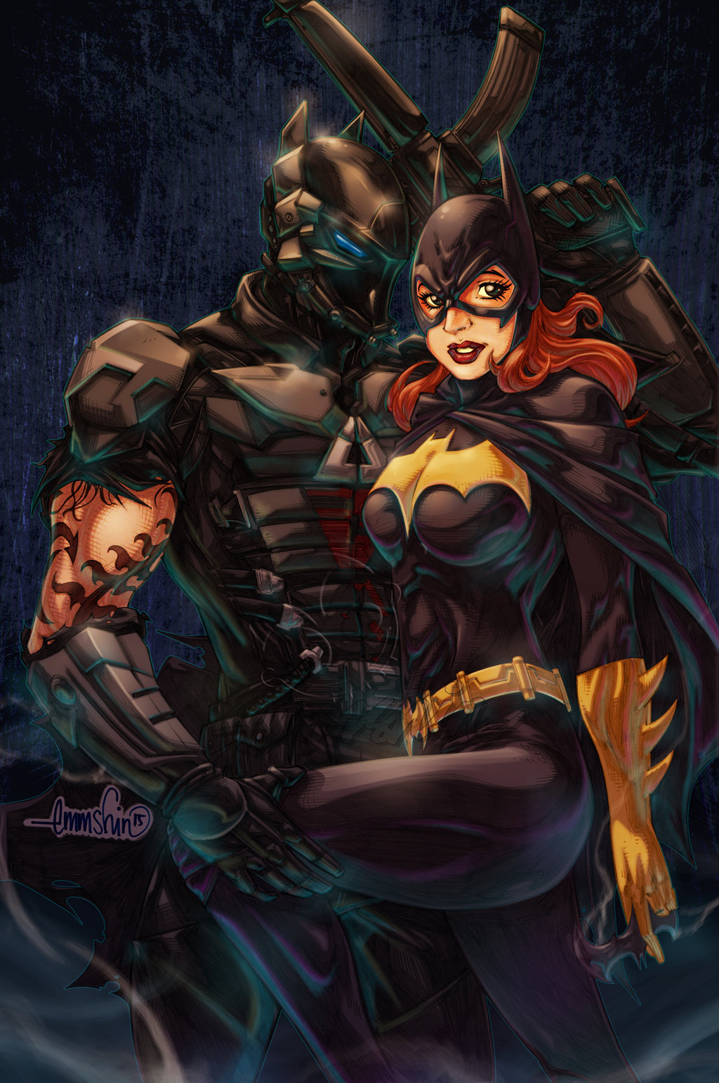 Arkham Knight Batgirl By Emmshin
