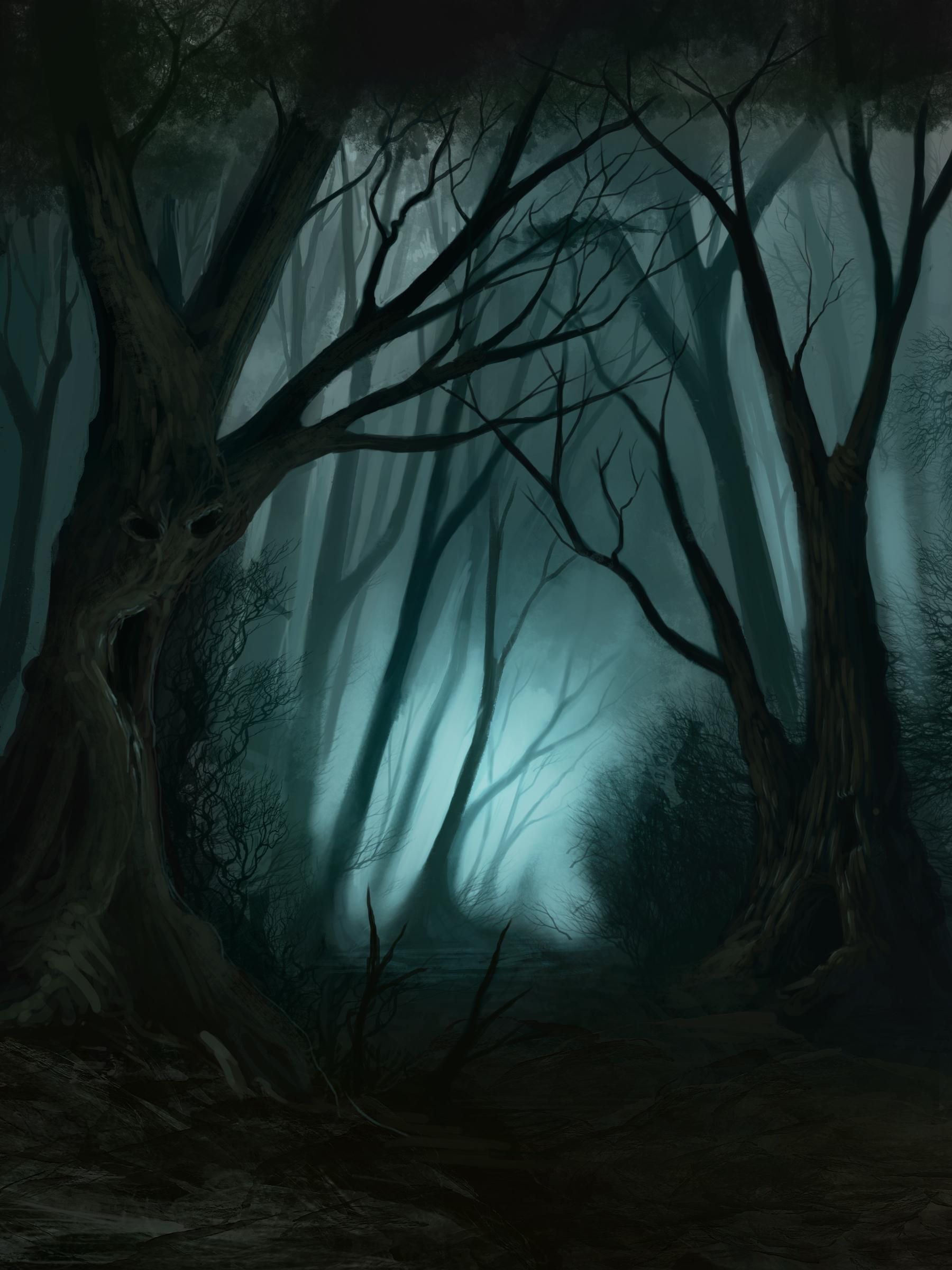 Harilal Haridasan On Creepy Forest In Drawing
