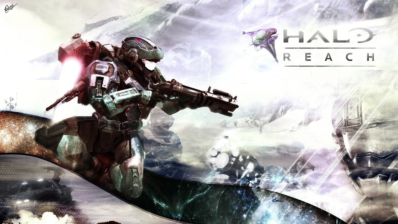 Halo Reach Wallpaper By Leozerosty Fan Art Games