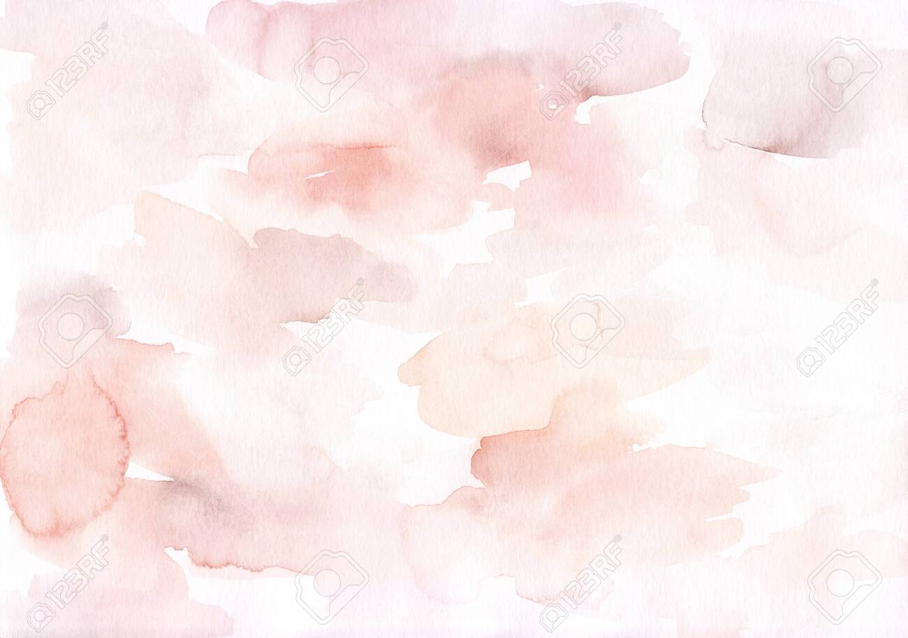 Elegant Abstract Hand Painted Watercolour Background Feminine