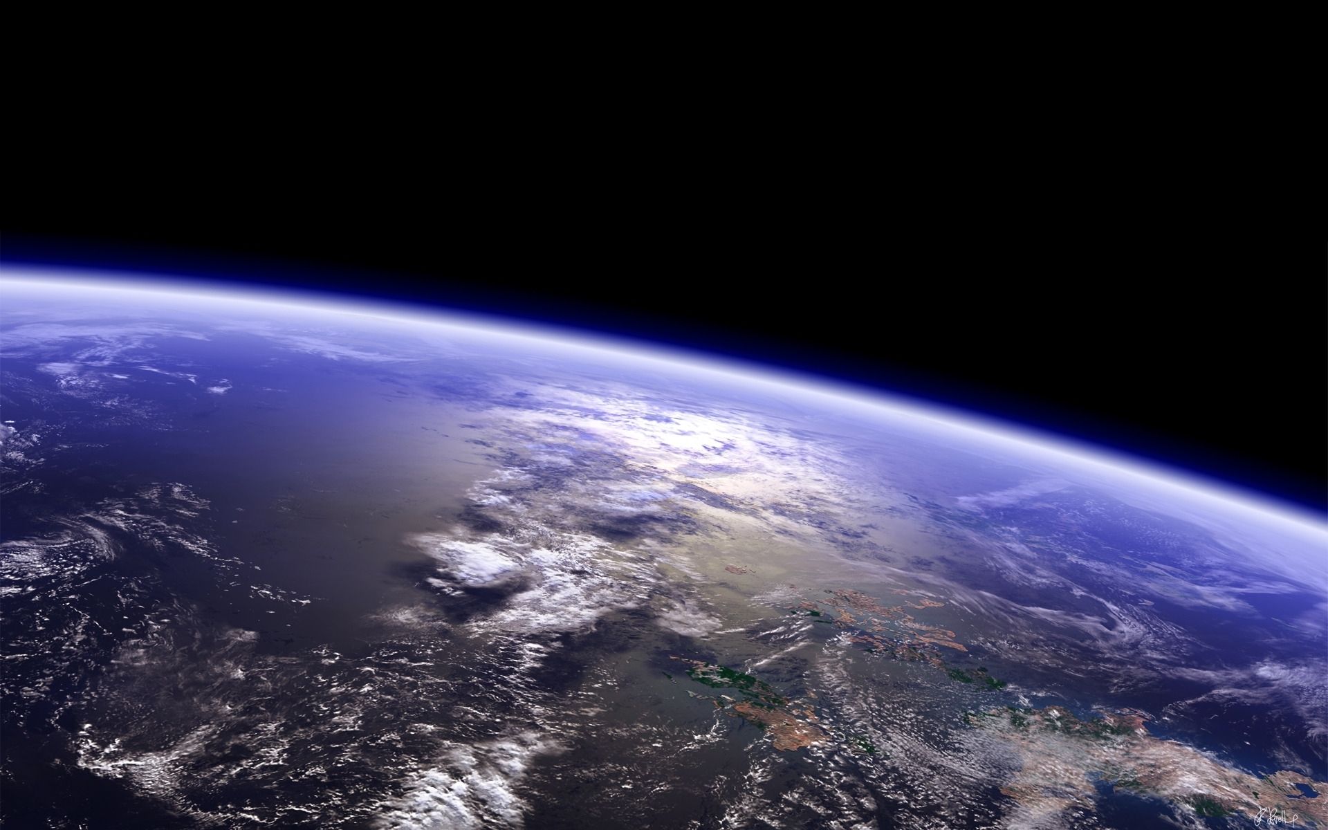Py Full HD Earth From Space Wallpaper
