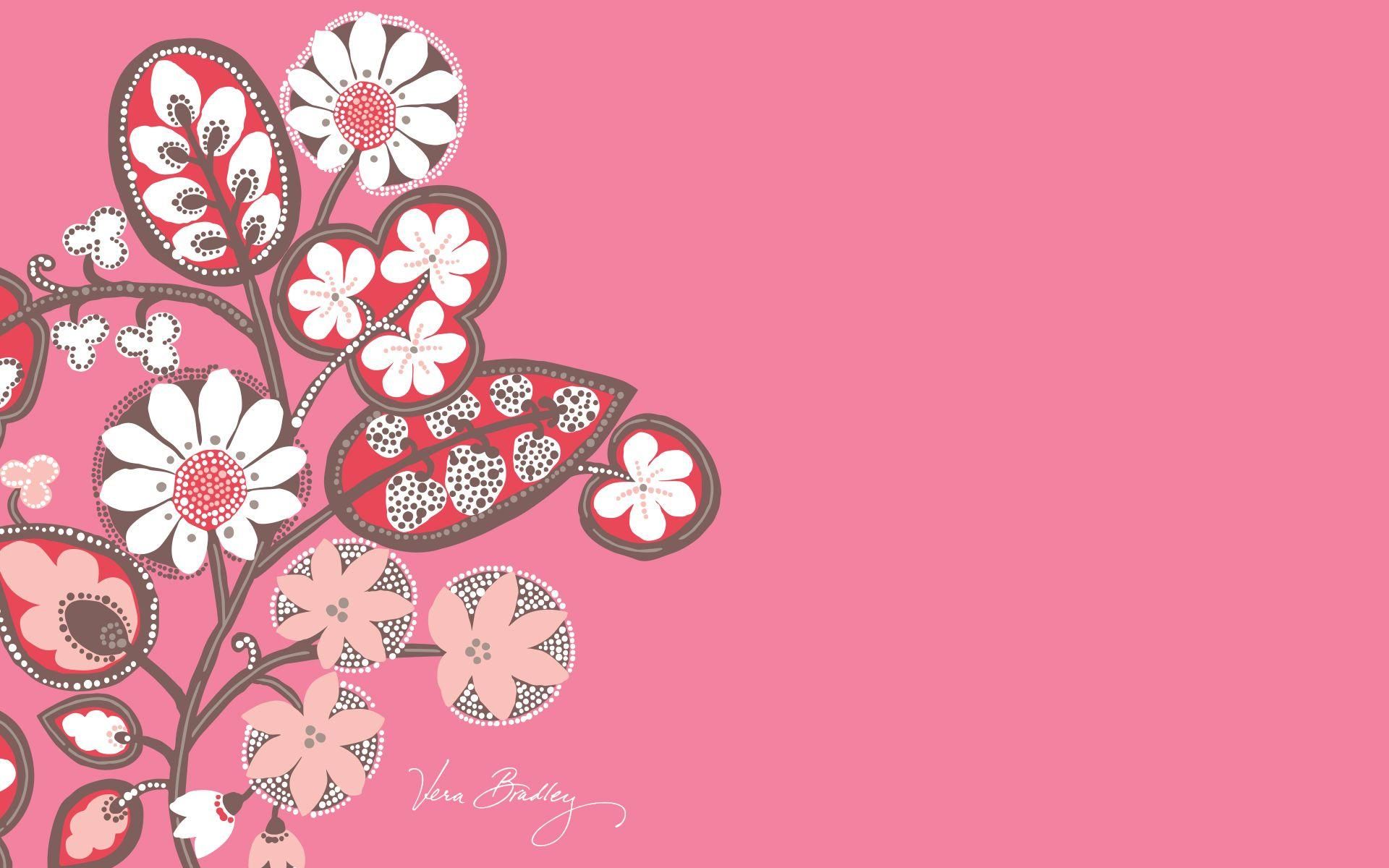 Blush Pink Desktop Vera Bradley Wallpaper