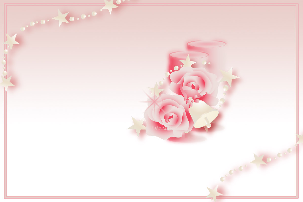 Stars With Pink Roses Background Wallpaper Jpg