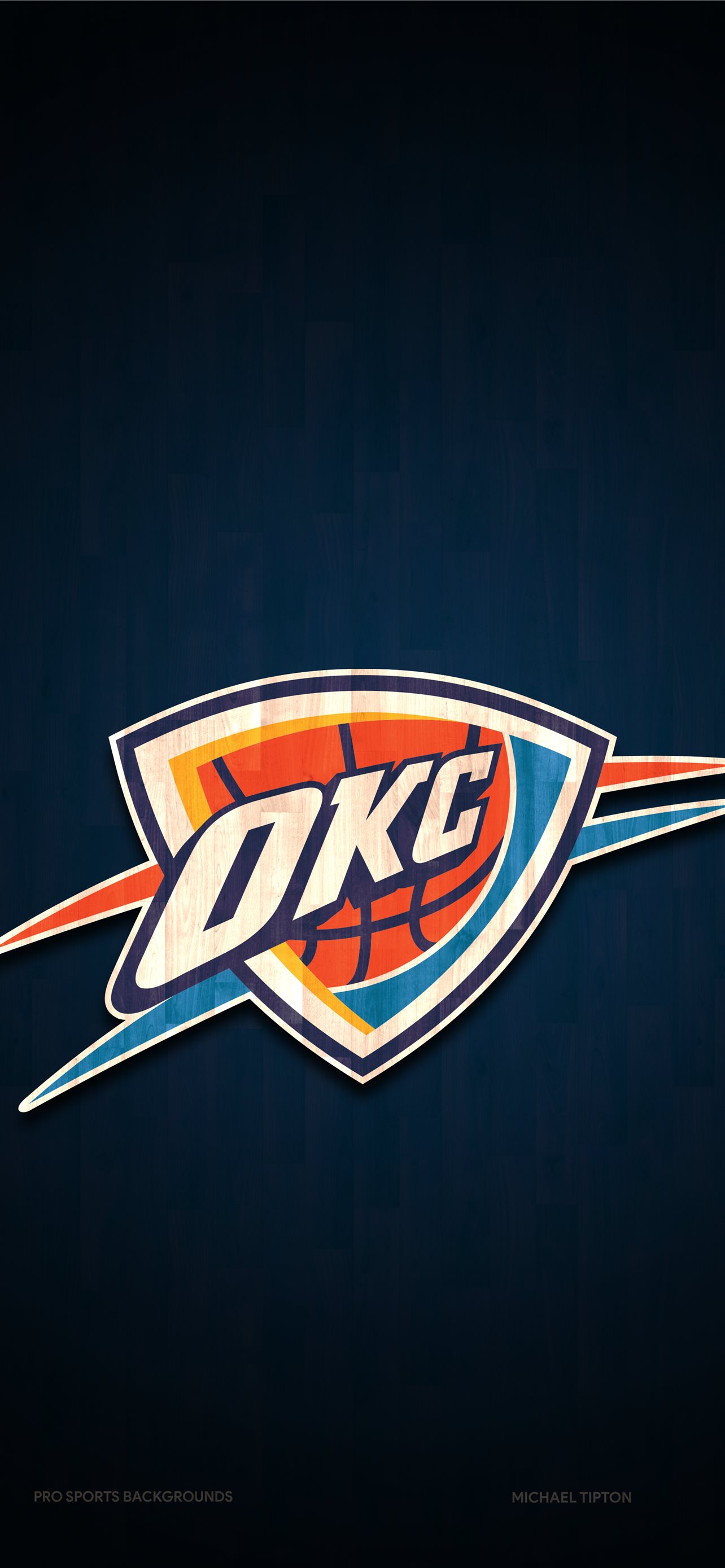 Oklahoma City Thunder iPhone Wallpaper