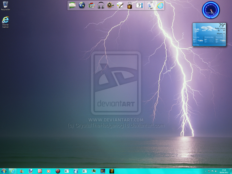 my desktop background keeps changing