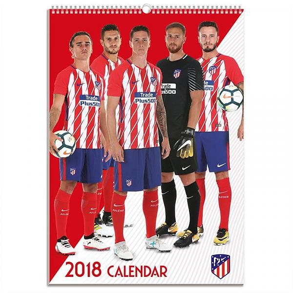 Atletico Madrid A3 Calendar Hole In The Wall