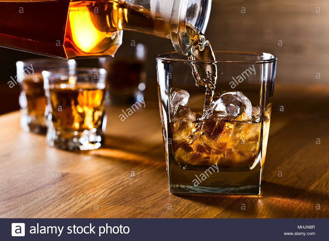 Close Up Of Wine Glasses Against Black Background Beer Alcohol
