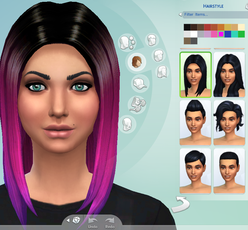sims 4 hair colors mods