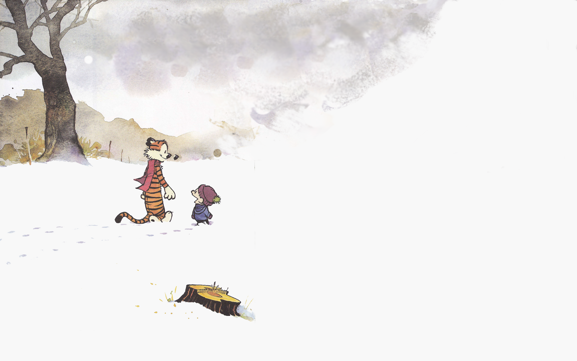 Calvin And Hobbes Hd Wallpaper Color Palette Tags