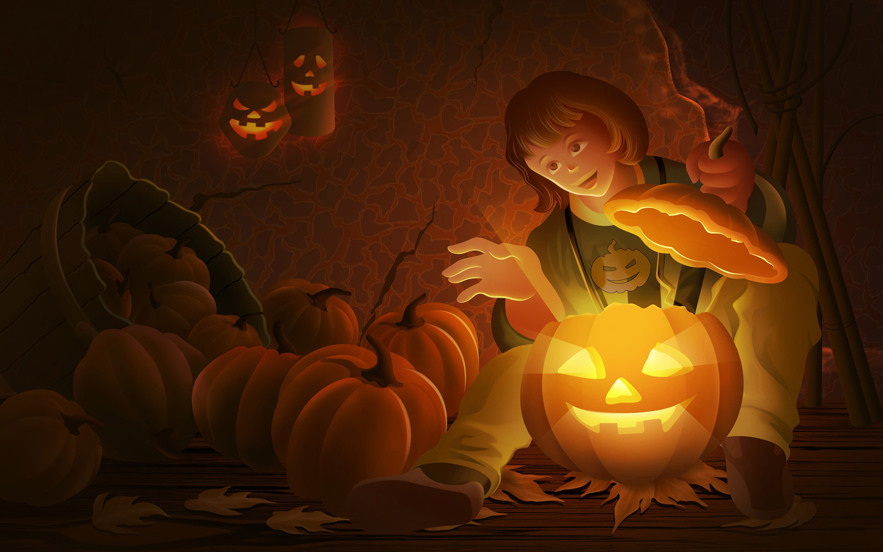 Jack O Lantern Wallpaper Holidays Halloween